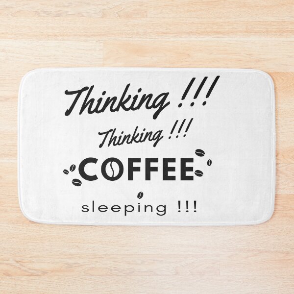 Item preview, Thinking - Coffee - Sleeping designed and sold by AnLeDesign.