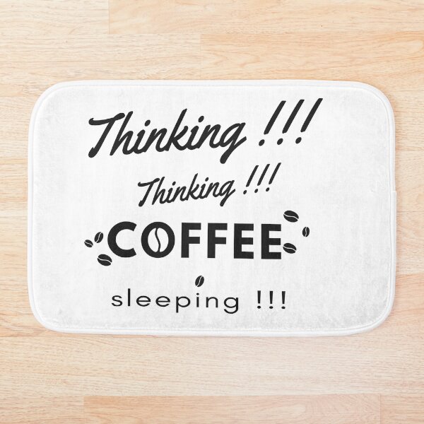 Item preview, Thinking - Coffee - Sleeping designed and sold by AnLeDesign.