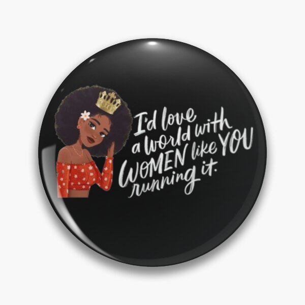 Item preview, Black Afro Queen Qoute designed and sold by Poetic4Passion.