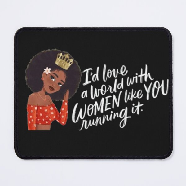 Item preview, Black Afro Queen Qoute designed and sold by Poetic4Passion.