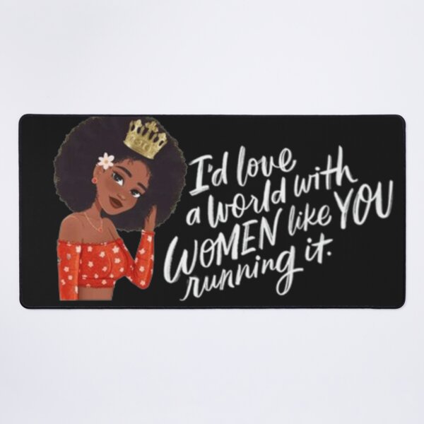 Item preview, Black Afro Queen Qoute designed and sold by Poetic4Passion.