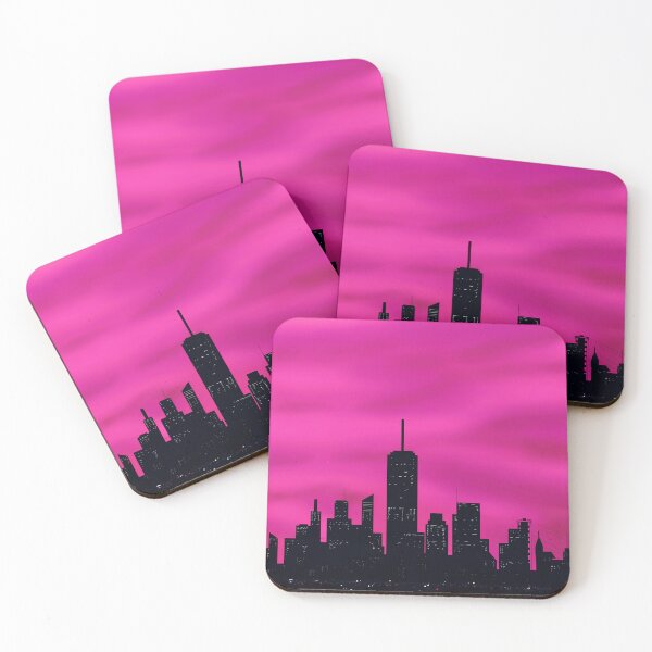 Item preview, Night city -pink designed and sold by Chaoticzarts.