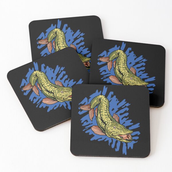 Item preview, Pike Freshwater Fish Predator Angler Gift Idea designed and sold by ReneMM.