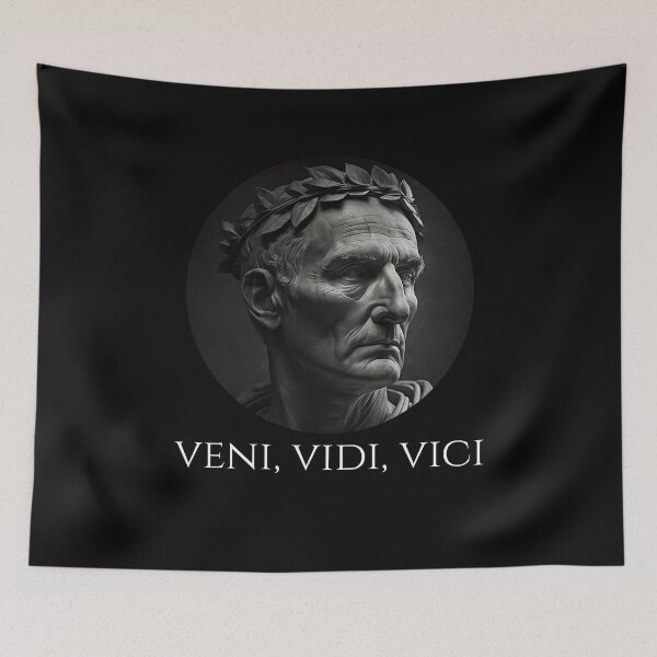 Item preview, Gaius Julius Caesar - Veni Vidi Vici - Latin Quote designed and sold by Styrman.