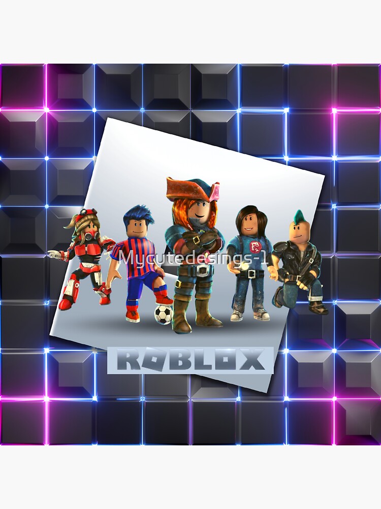 ROBLOX friends, roblox games, gifts for Roblox gamers. Birthday gift.  Greeting Card for Sale by Mycutedesings-1