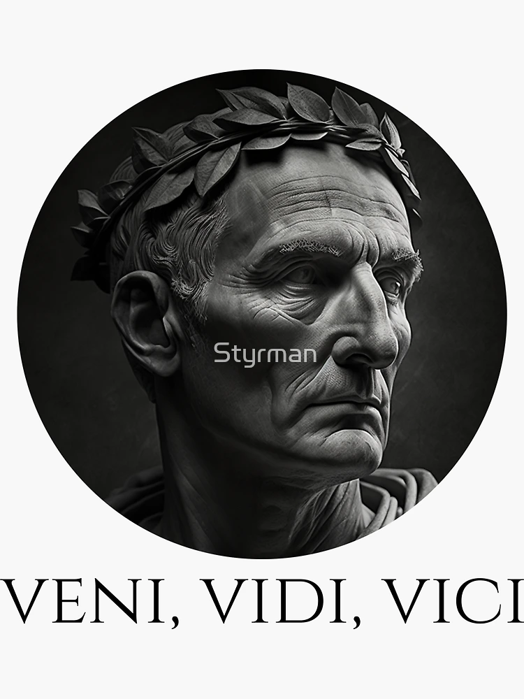 Veni Vidi Vici - Latin saying - Latin' Sticker