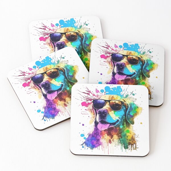 Item preview, Happy Holi Festival dog sunglasses style Classic T-Shirt designed and sold by Magicalvibe.