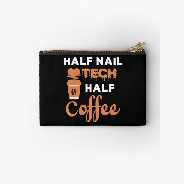 Item preview, half nail tech half coffee designed and sold by storefoxmix.