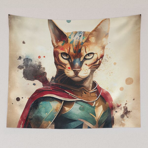 Item preview, Bengal Cat Superhero 2 designed and sold by EmilyDayDreams.