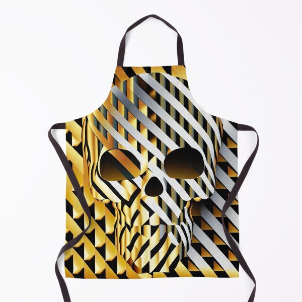 Item preview, Gold Skull Pattern designed and sold by GenerationGems.