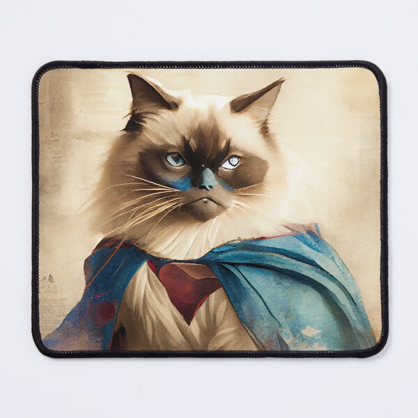 Item preview, Birman Cat Superhero 2 designed and sold by EmilyDayDreams.
