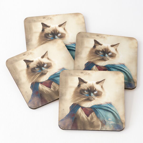 Item preview, Birman Cat Superhero 2 designed and sold by EmilyDayDreams.