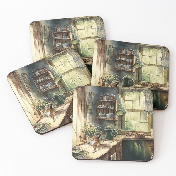 Item preview, Vintage Kitchen Cat designed and sold by HappyLifeCreate.
