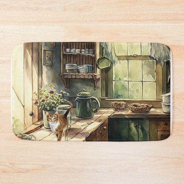 Item preview, Vintage Kitchen Cat designed and sold by HappyLifeCreate.