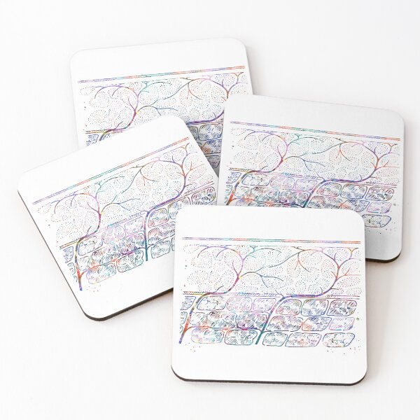 Item preview, Cross Section of Arteries Supplying the Skin designed and sold by EvasDreams.