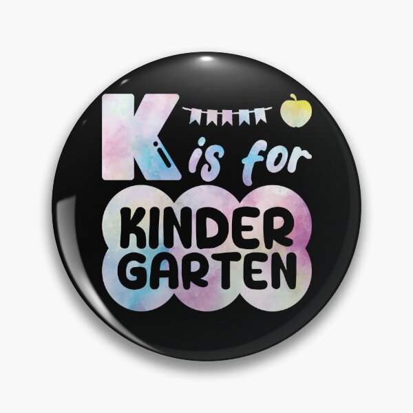 Item preview, K is for Kindergarten, Funny gift for teachers and kindergarten students designed and sold by DADA635.