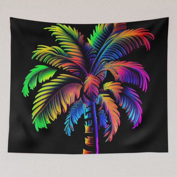 Item preview, Neon Tropicana Palm Tree designed and sold by mcmtdesigns.