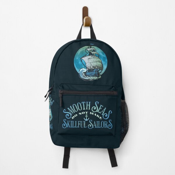 Item preview, Smooth Seas Do Not Make Skillful Sailors Vintage Seafaring Wisdom Quote designed and sold by CRHPOD20.