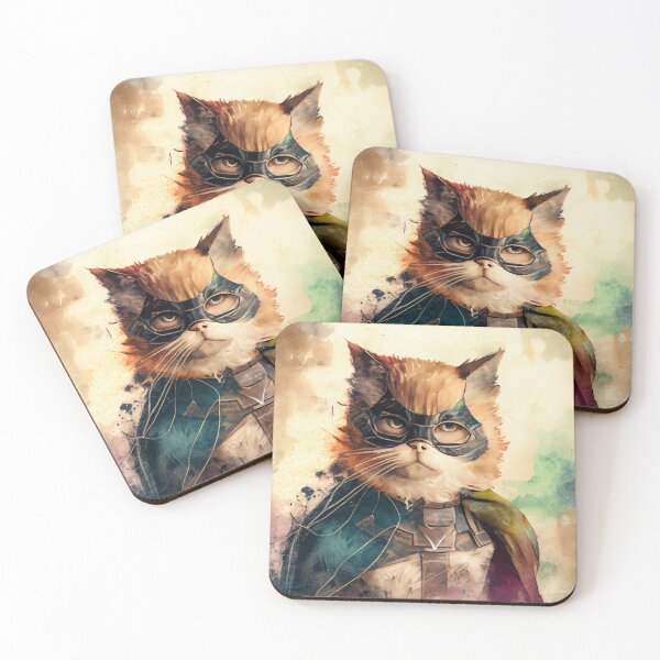 Item preview, British Longhair Cat Superhero 2 designed and sold by EmilyDayDreams.