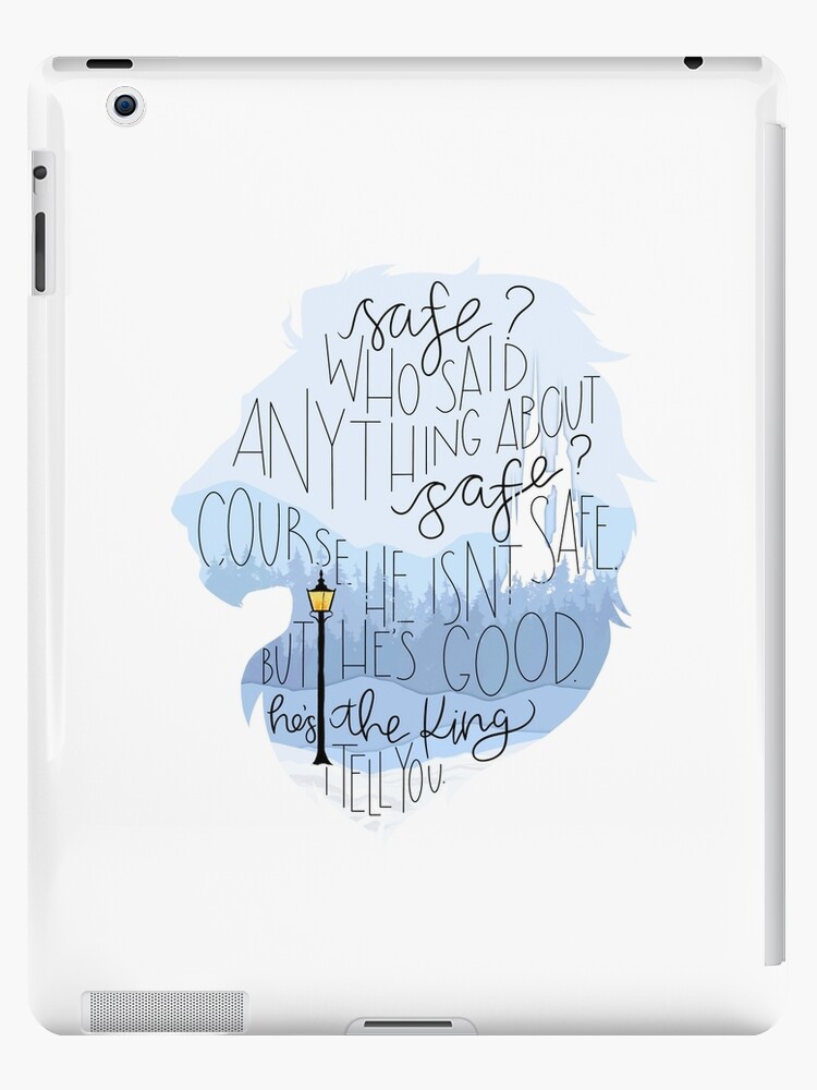 Aslan Narnia CS Lewis Quote | iPad Case & Skin