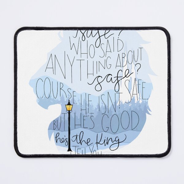 Item preview, Safe? Aslan Narnia Quote designed and sold by cre8ivemango.