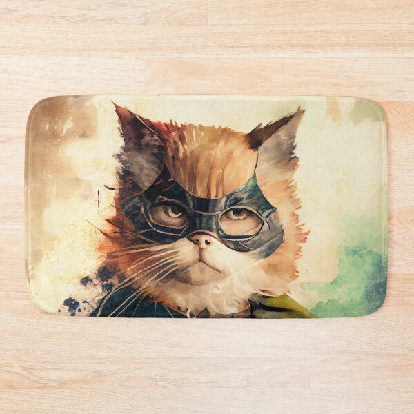 Item preview, British Longhair Cat Superhero 2 designed and sold by EmilyDayDreams.