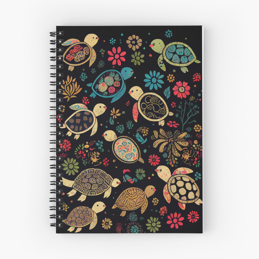 Aperçu de l'œuvre Cahier à spirale créée et vendue par CutePatternsRB.