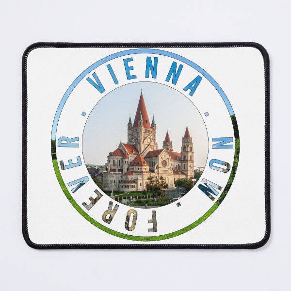 Item preview, Vienna round stamp design St. Francis of Assisi Church designed and sold by DeveloperProp0.