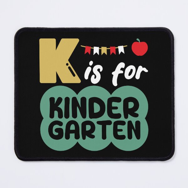 Item preview, K is for Kindergarten, Funny gift for teachers and kindergarten students designed and sold by DADA635.