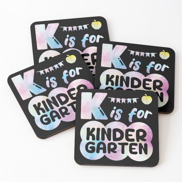 Item preview, K is for Kindergarten, Funny gift for teachers and kindergarten students designed and sold by DADA635.