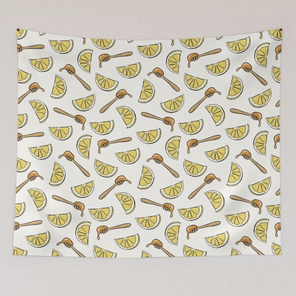 Item preview, Honey And Lemon Seamless Pattern Design designed and sold by CreativeDraws42.