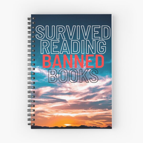 Item preview, Survived Reading Banned Books 5 designed and sold by Shopaholicer.