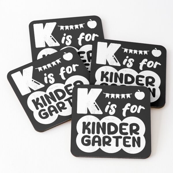 Item preview, K is for Kindergarten, Funny gift for teachers and kindergarten students designed and sold by DADA635.