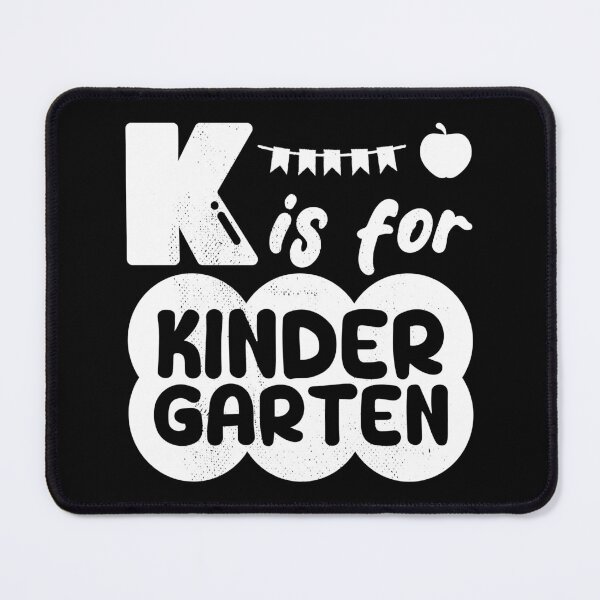 Item preview, K is for Kindergarten, Funny gift for teachers and kindergarten students designed and sold by DADA635.
