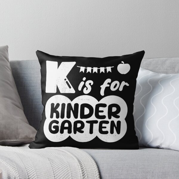 Item preview, K is for Kindergarten, Funny gift for teachers and kindergarten students designed and sold by DADA635.