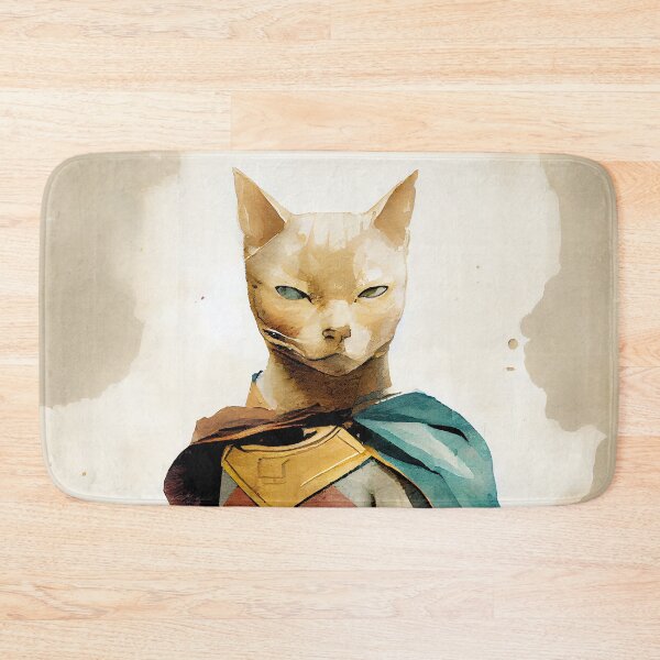Item preview, Burmilla Cat Superhero 2 designed and sold by EmilyDayDreams.