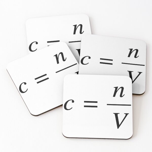 Item preview, concentration of a chemical solution, chemistry and science designed and sold by NoetherSym.