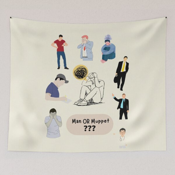 Item preview, Man Or Muppet designed and sold by Discoverartsy.