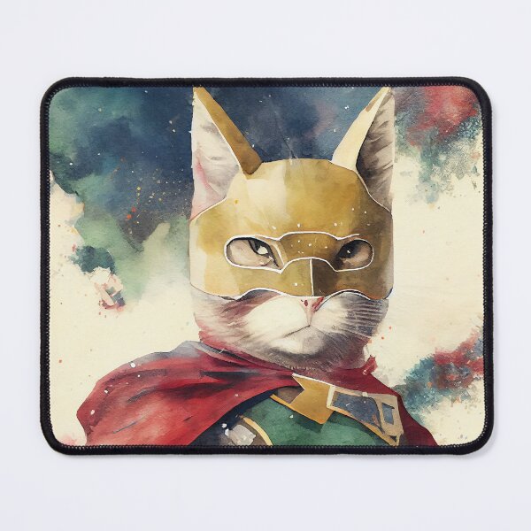 Item preview, Chinchilla Cat Superhero 2 designed and sold by EmilyDayDreams.