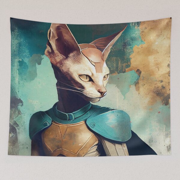 Item preview, Cornish Rex Cat Superhero 2 designed and sold by EmilyDayDreams.
