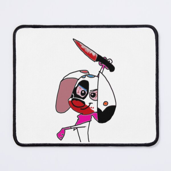 Item preview, dog with knife designed and sold by Innovativeartco ⭐⭐⭐⭐⭐(12k).