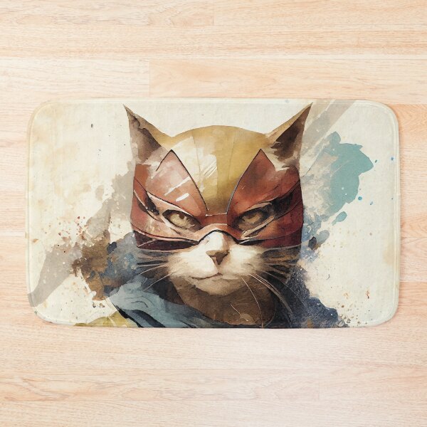 Item preview, Manx Cat Superhero 2 designed and sold by EmilyDayDreams.