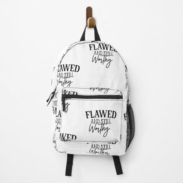 Item preview, Embrace Your Imperfections: Flawed and Still Worthy Quote Design, flawed and still worthy designed and sold by RedArtsDesign.