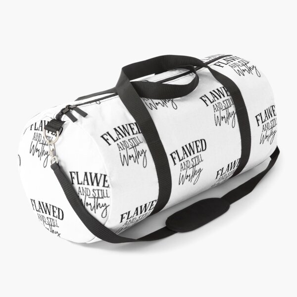 Item preview,  Embrace Your Imperfections: Flawed and Still Worthy Quote Design, flawed and still worthy designed and sold by RedArtsDesign.