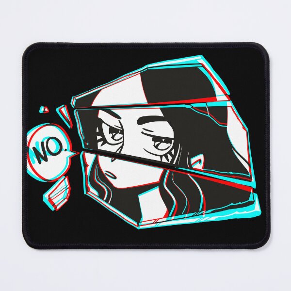 Artikelvorschau, Anime Manga Wütendes Gesicht Japanischer animierter 3D-Glas-Look entworfen und verkauft von StudioLiteDaLu.