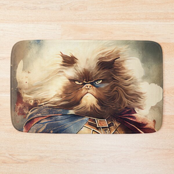 Item preview, Persian Cat Superhero designed and sold by EmilyDayDreams.