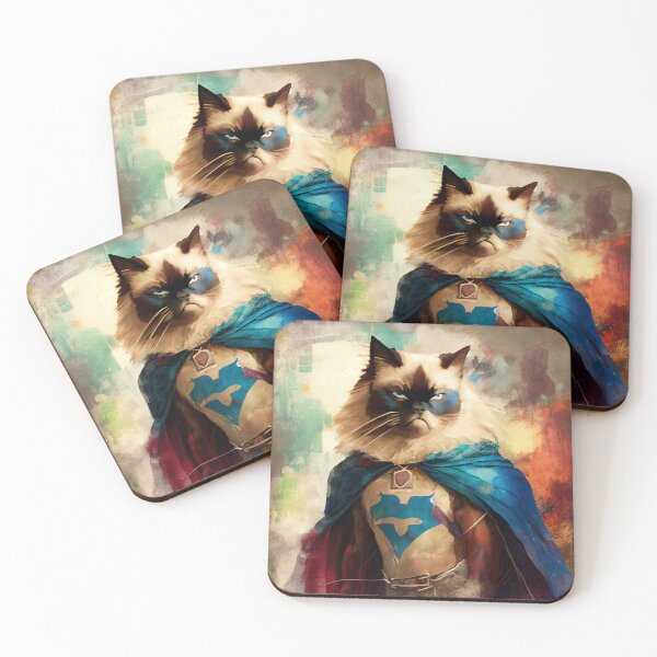 Item preview, Ragdoll Cat Superhero designed and sold by EmilyDayDreams.