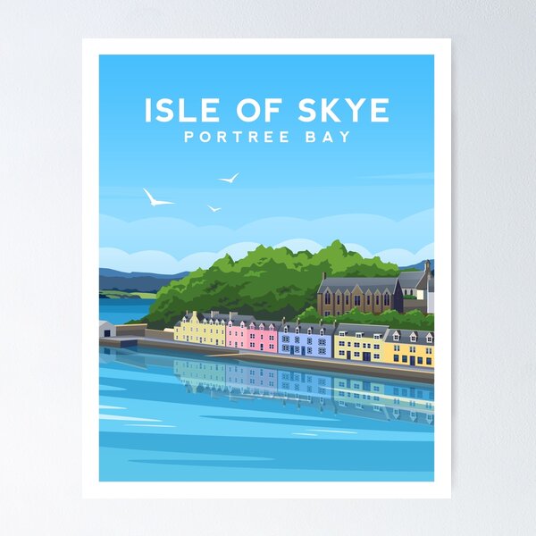 Item preview, Isle Of Skye - Portree Bay, Scotland designed and sold by typelab.