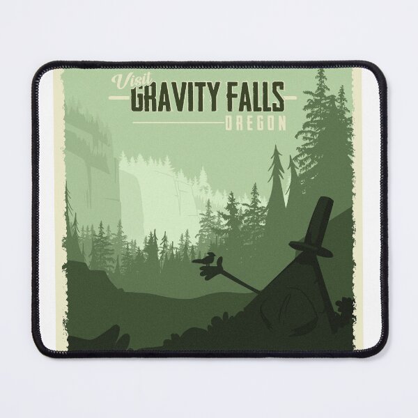 Item preview, Visit Gravity Falls poster designed and sold by s4ftypin-art.