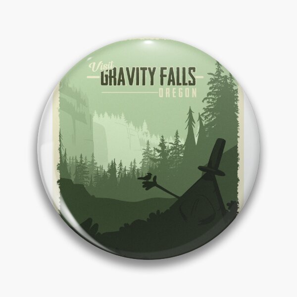 Item preview, Visit Gravity Falls poster designed and sold by s4ftypin-art.